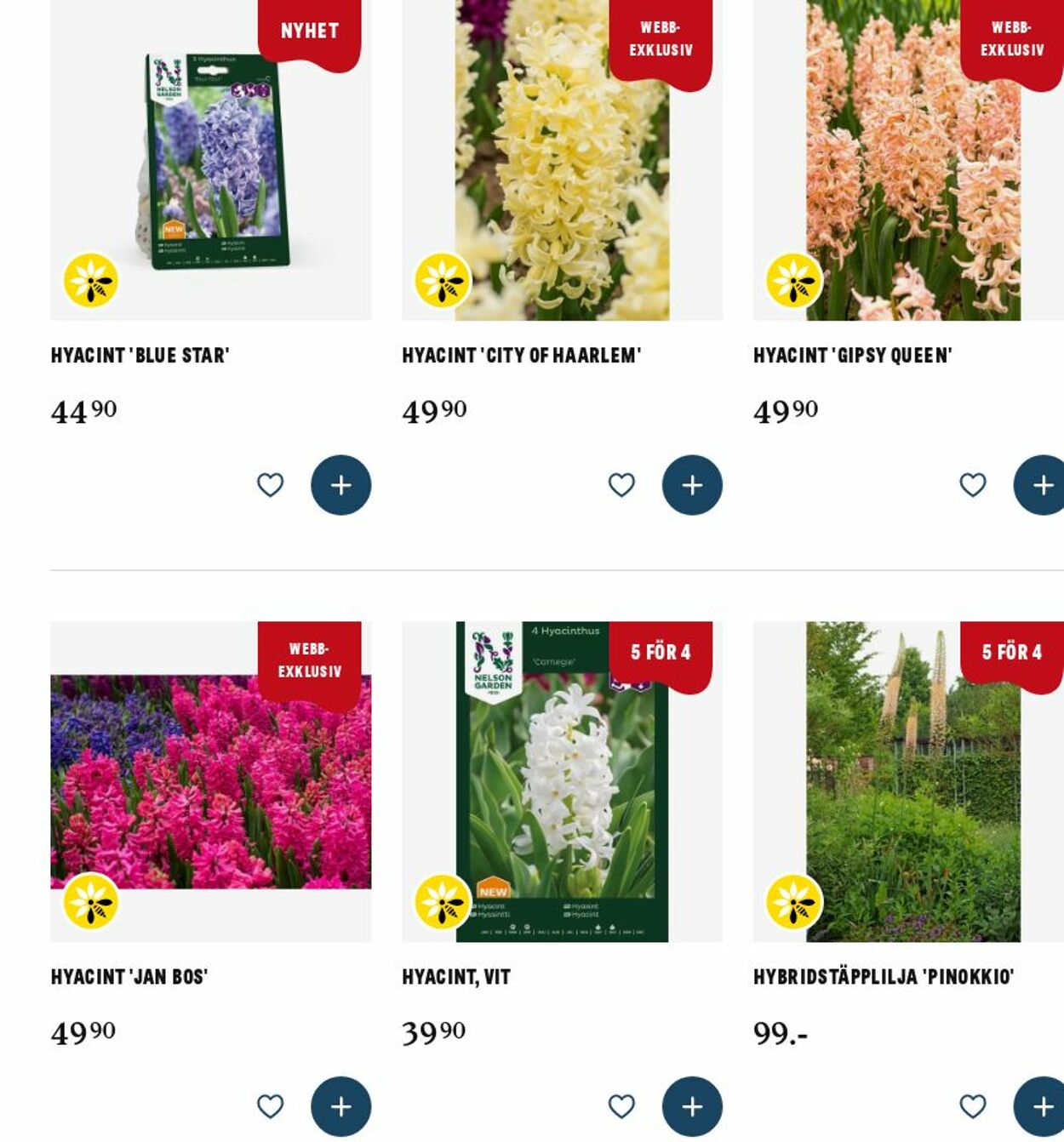 Erbjudanden Blomsterlandet 13.10.2025 - 22.10.2025