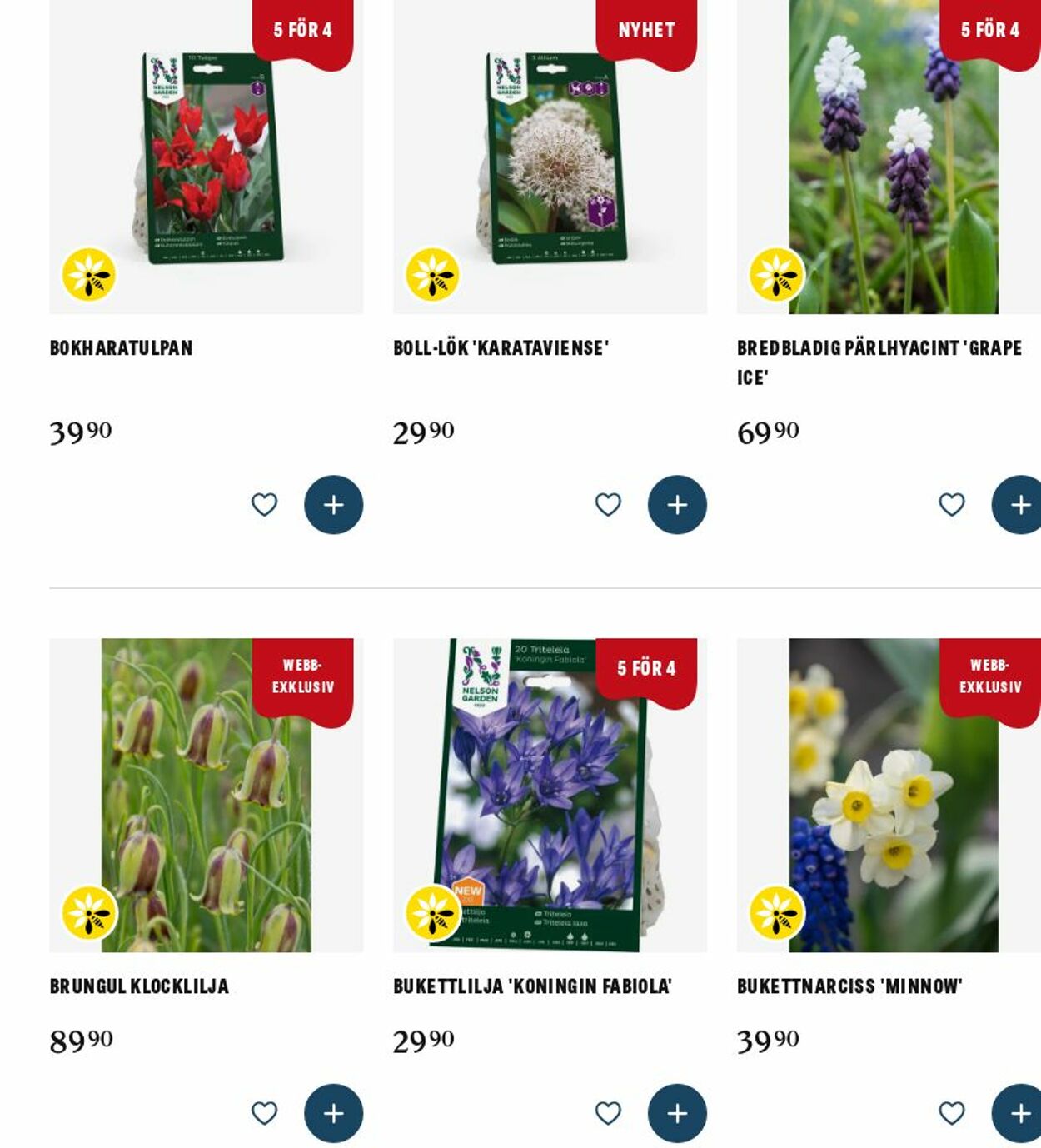 Erbjudanden Blomsterlandet 13.10.2025 - 22.10.2025