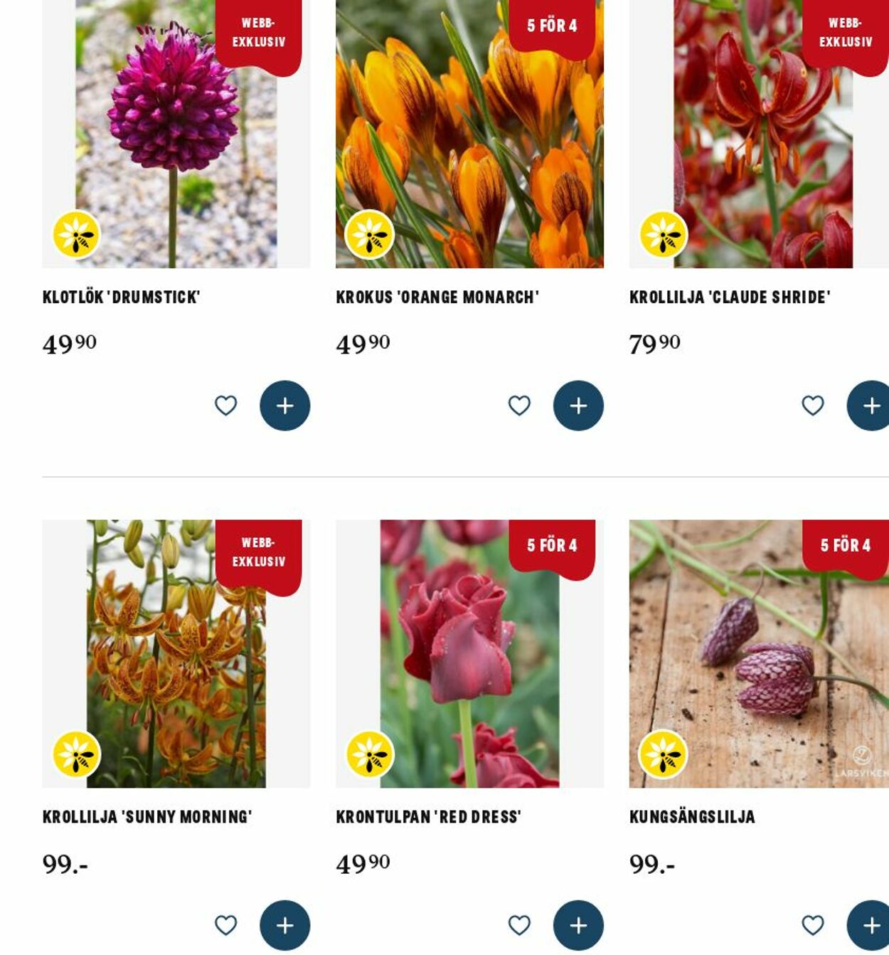 Erbjudanden Blomsterlandet 13.10.2025 - 22.10.2025