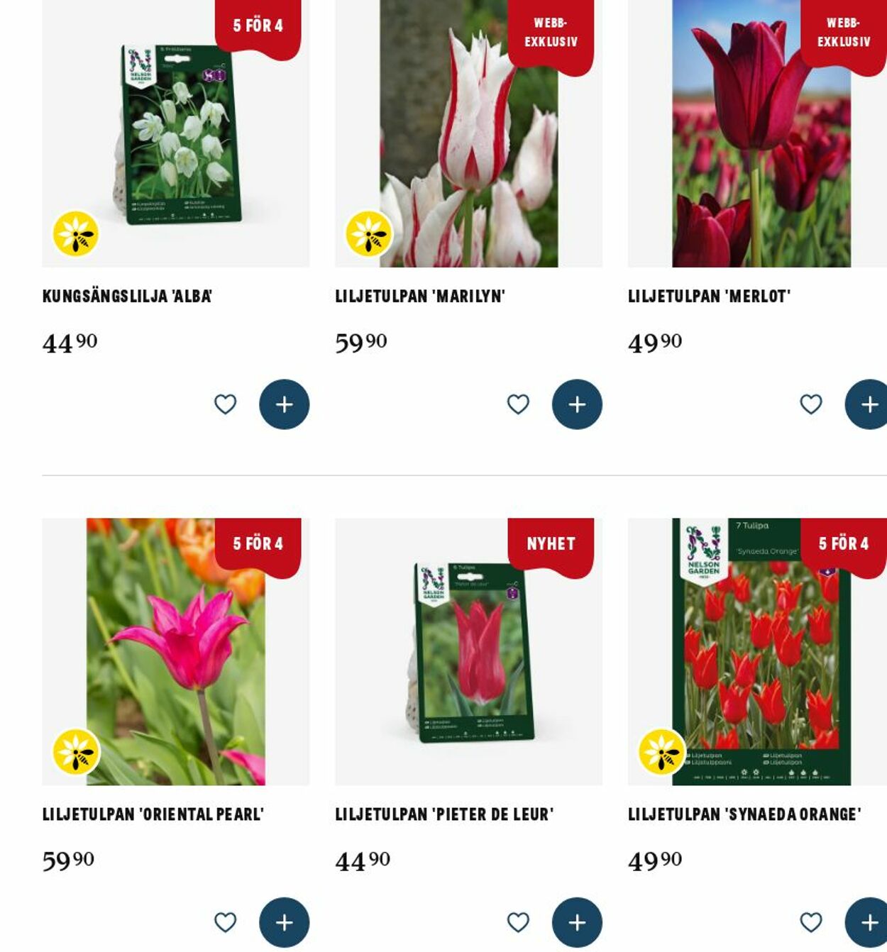 Erbjudanden Blomsterlandet 13.10.2025 - 22.10.2025