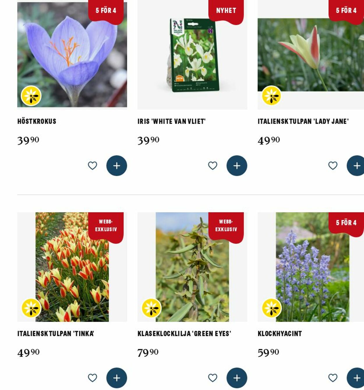 Erbjudanden Blomsterlandet 13.10.2025 - 22.10.2025