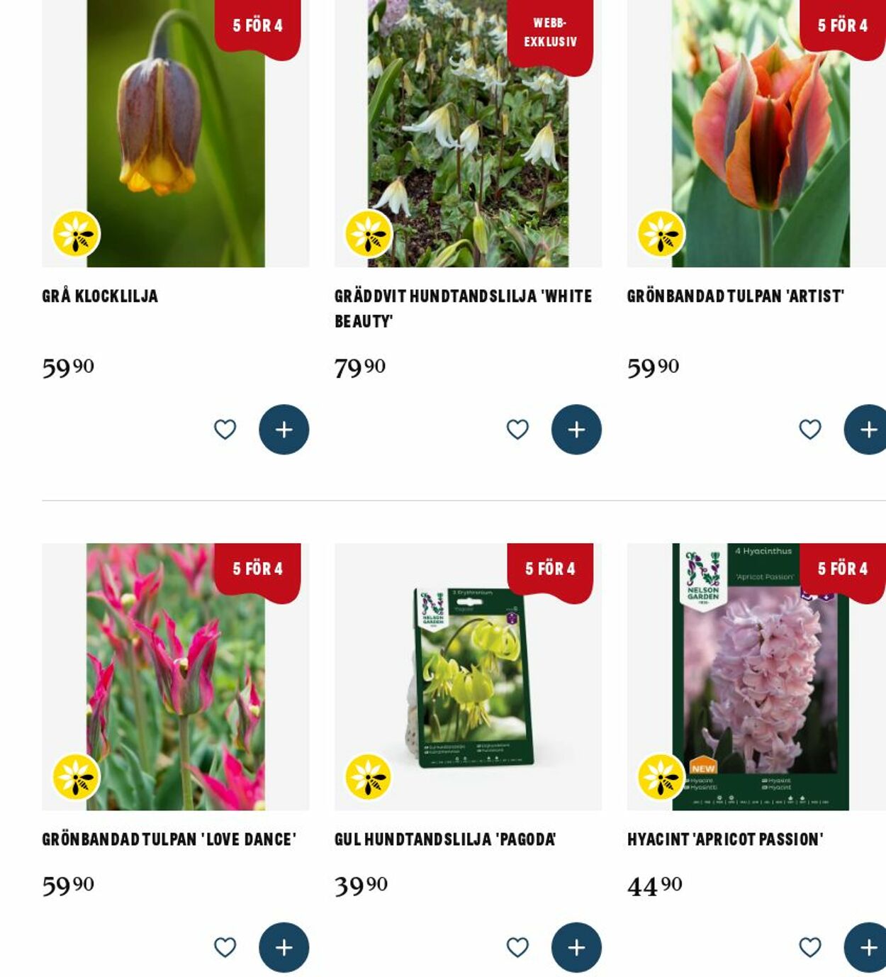 Erbjudanden Blomsterlandet 13.10.2025 - 22.10.2025