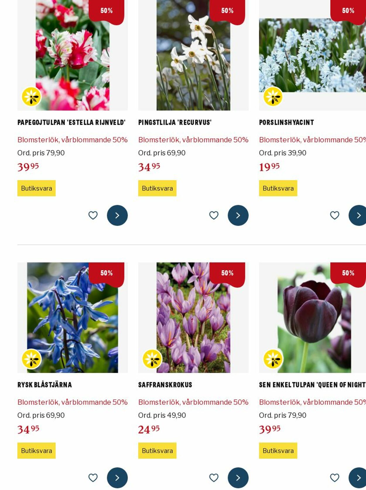 Erbjudanden Blomsterlandet 17.11.2025 - 26.11.2025