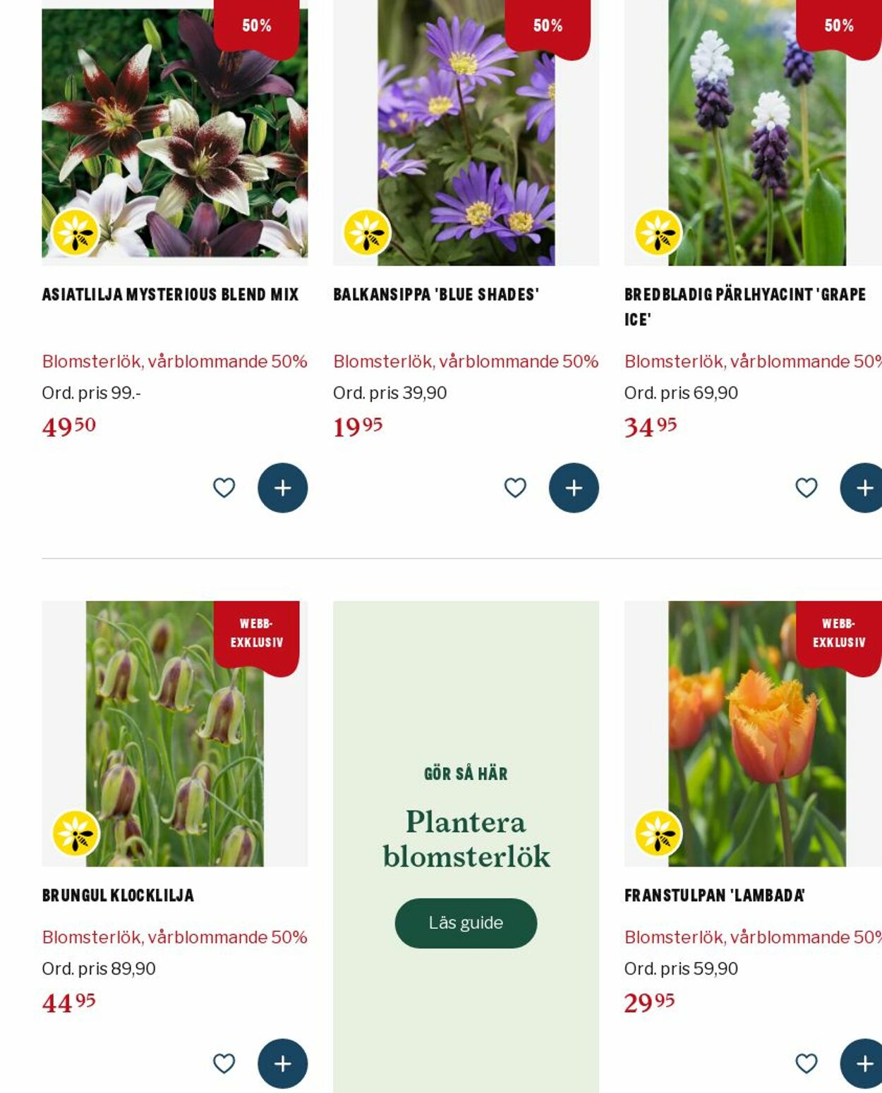 Erbjudanden Blomsterlandet 17.11.2025 - 26.11.2025