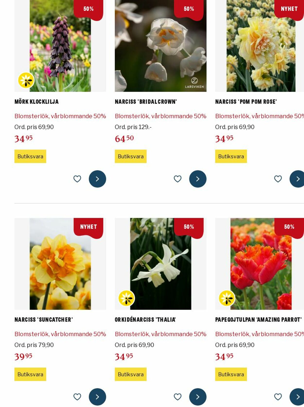 Erbjudanden Blomsterlandet 10.11.2025 - 19.11.2025