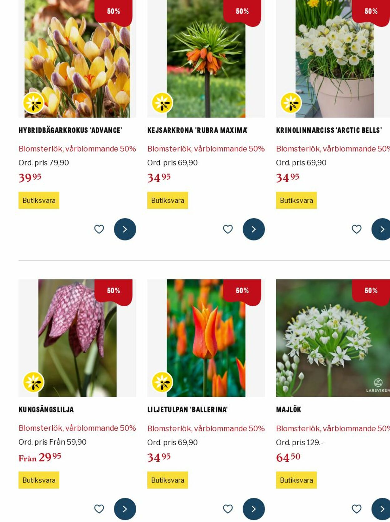 Erbjudanden Blomsterlandet 10.11.2025 - 19.11.2025