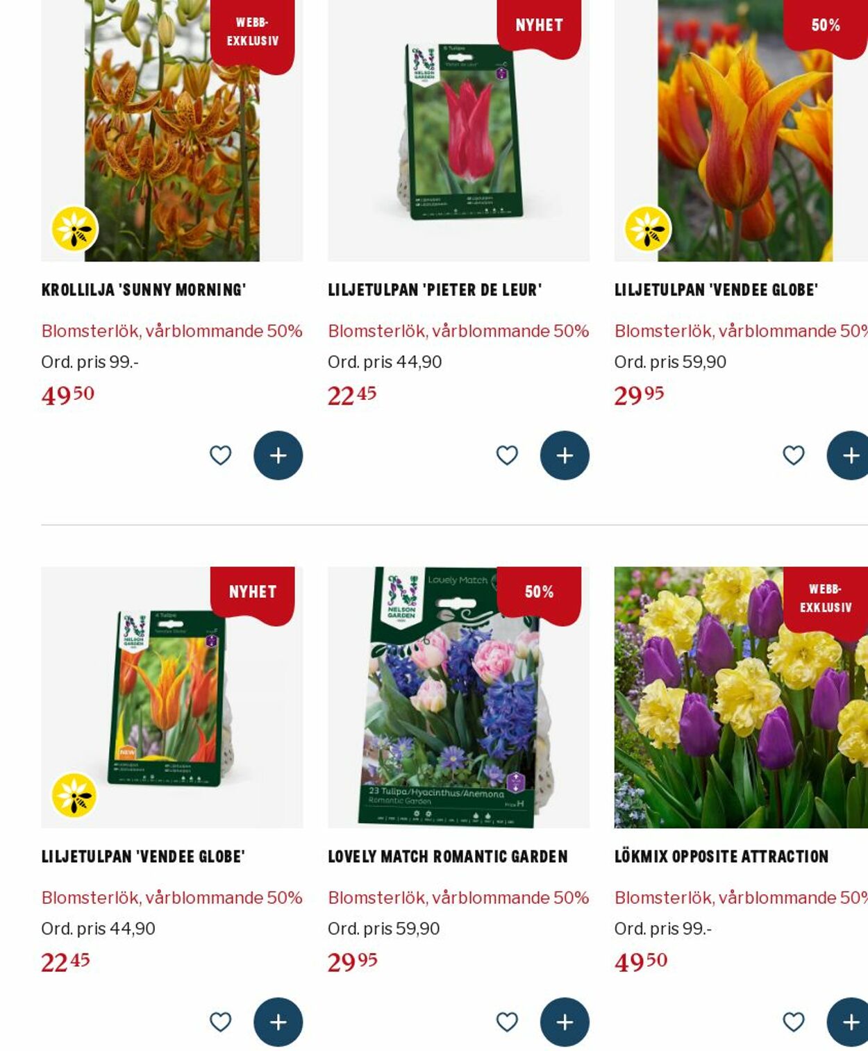Erbjudanden Blomsterlandet 10.11.2025 - 19.11.2025
