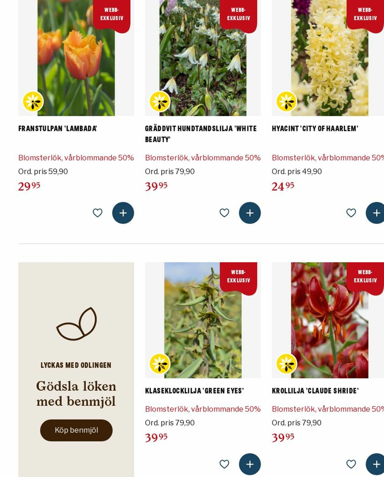 Erbjudanden Blomsterlandet 10.11.2025 - 19.11.2025