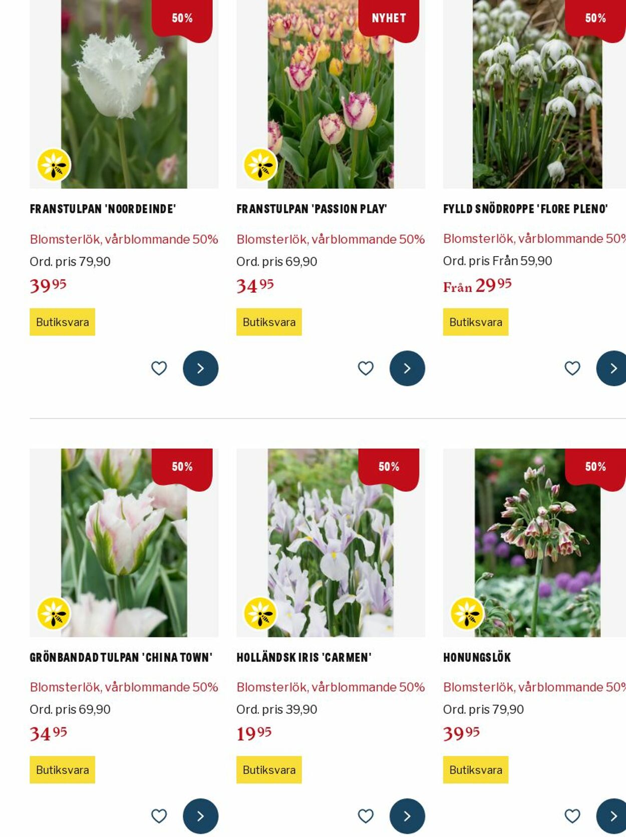 Erbjudanden Blomsterlandet 10.11.2025 - 19.11.2025