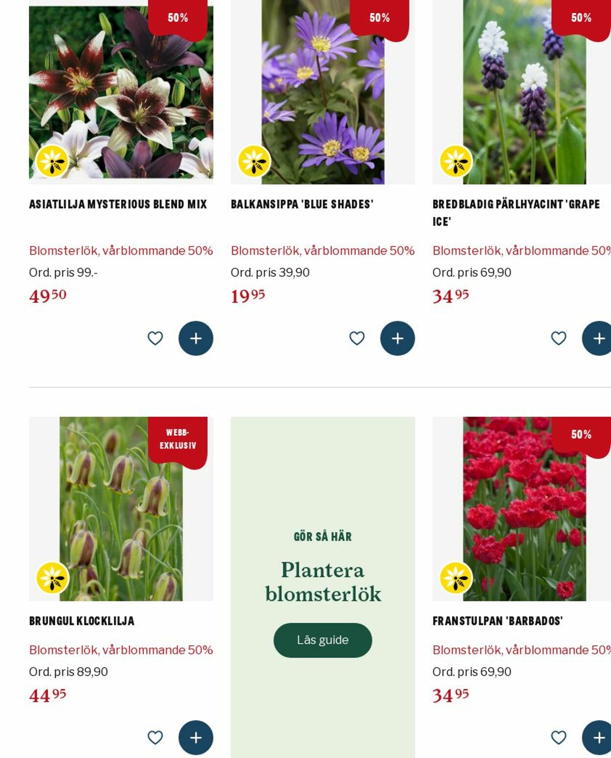 Erbjudanden Blomsterlandet 10.11.2025 - 19.11.2025