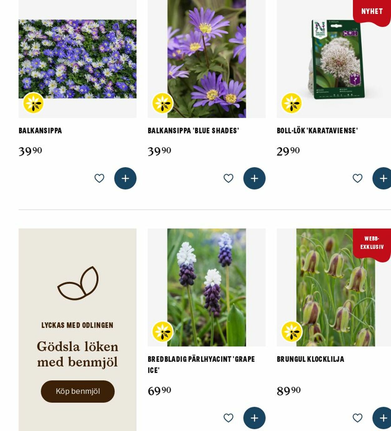 Erbjudanden Blomsterlandet 20.10.2025 - 29.10.2025