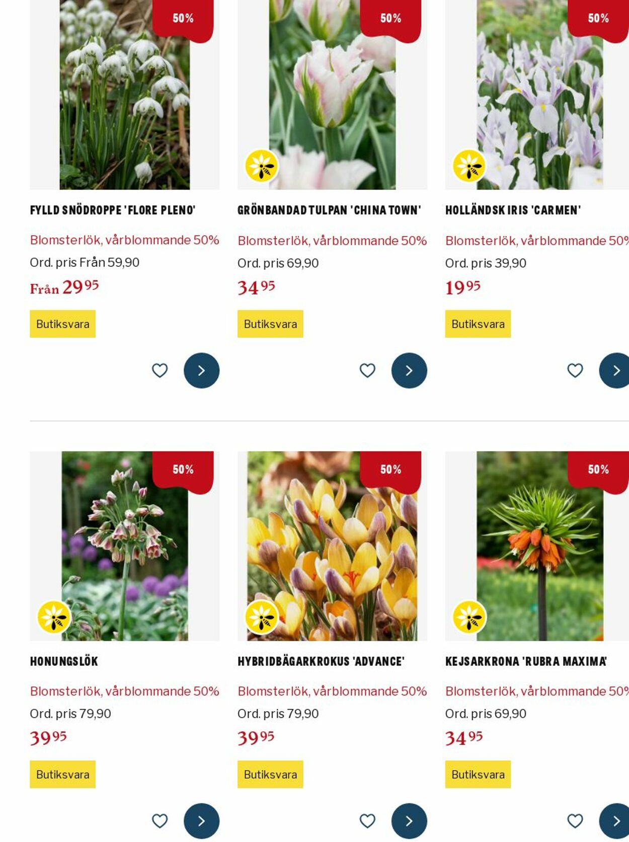 Erbjudanden Blomsterlandet 24.11.2025 - 03.12.2025