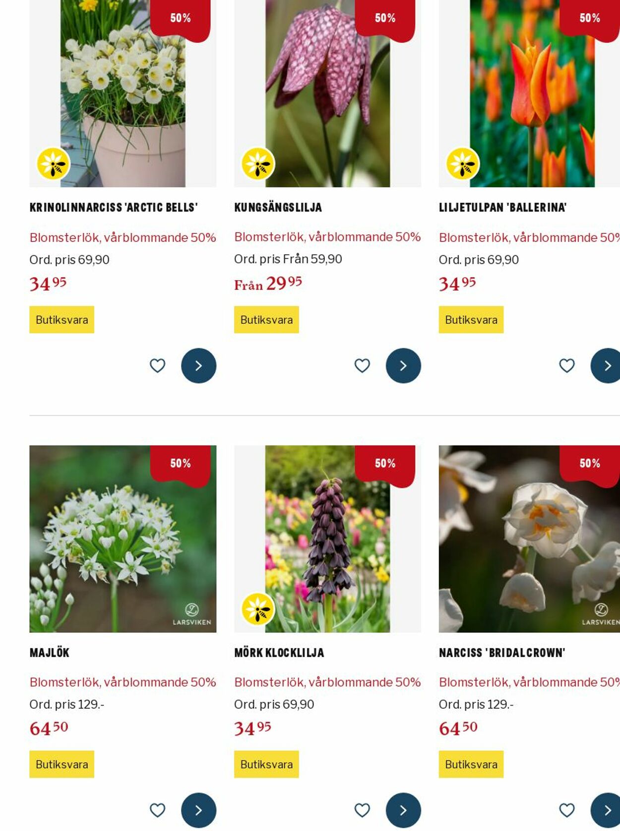 Erbjudanden Blomsterlandet 24.11.2025 - 03.12.2025