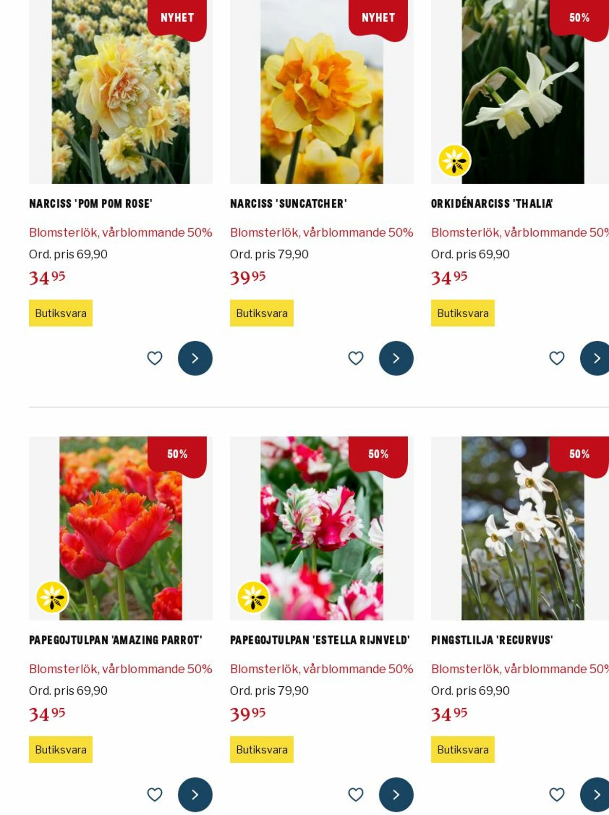 Erbjudanden Blomsterlandet 24.11.2025 - 03.12.2025