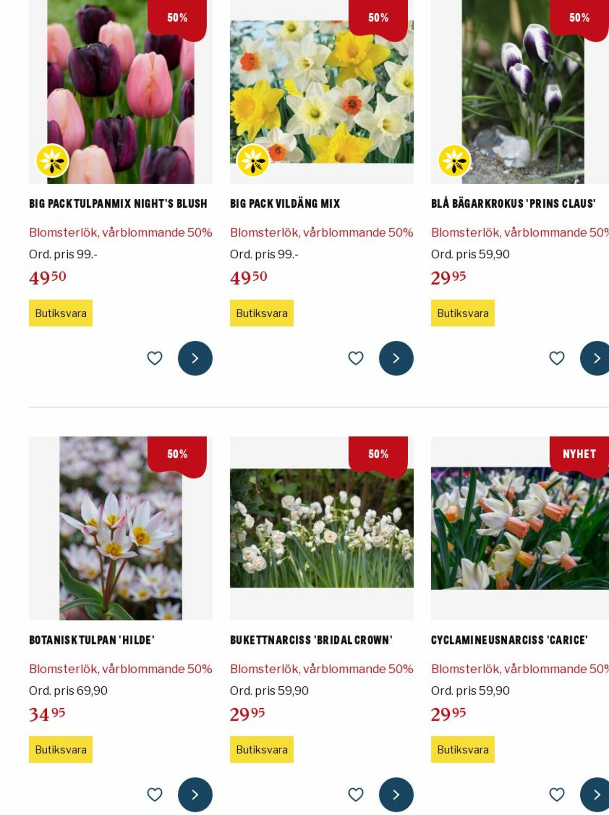 Erbjudanden Blomsterlandet 24.11.2025 - 03.12.2025