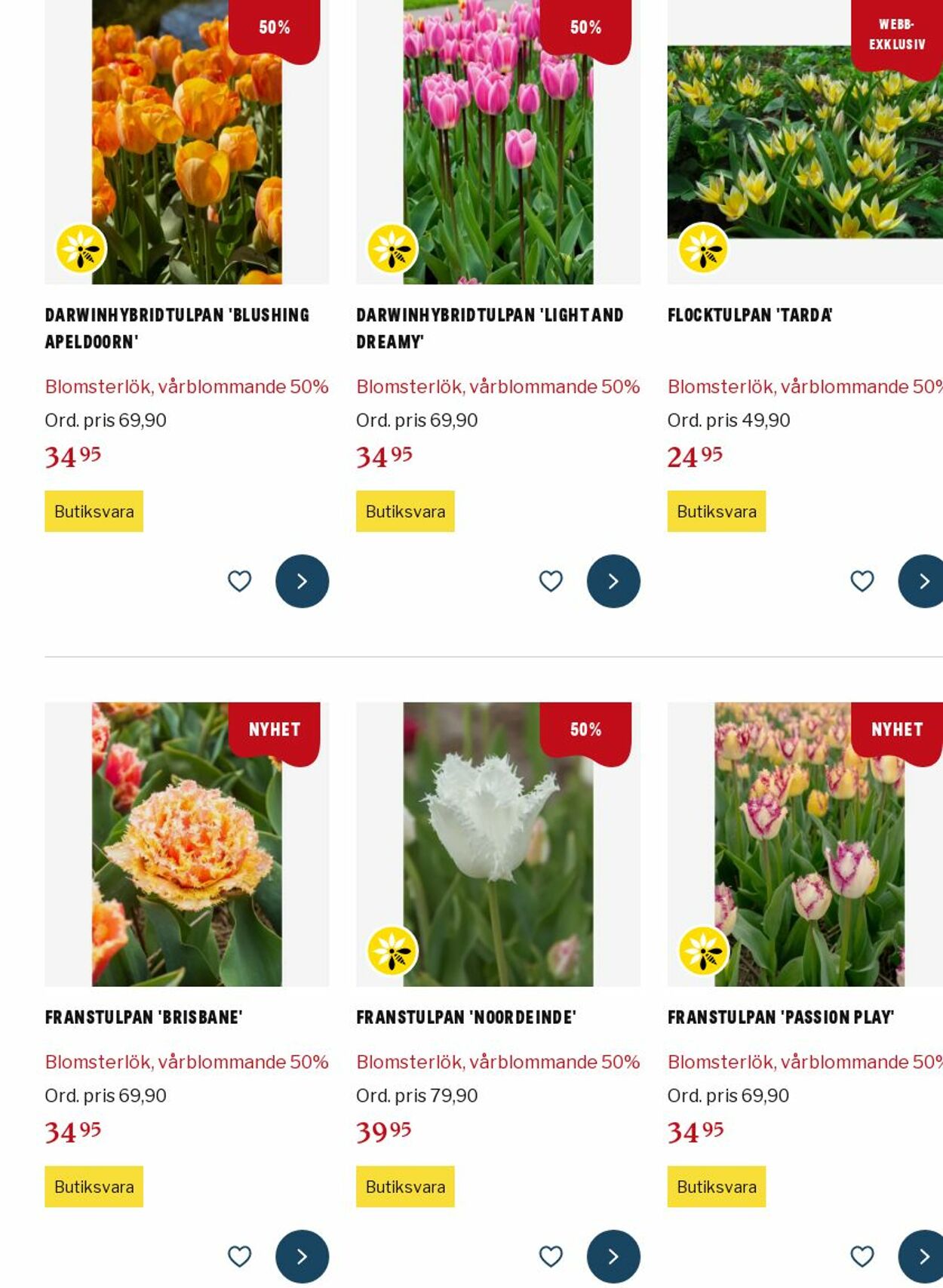 Erbjudanden Blomsterlandet 24.11.2025 - 03.12.2025