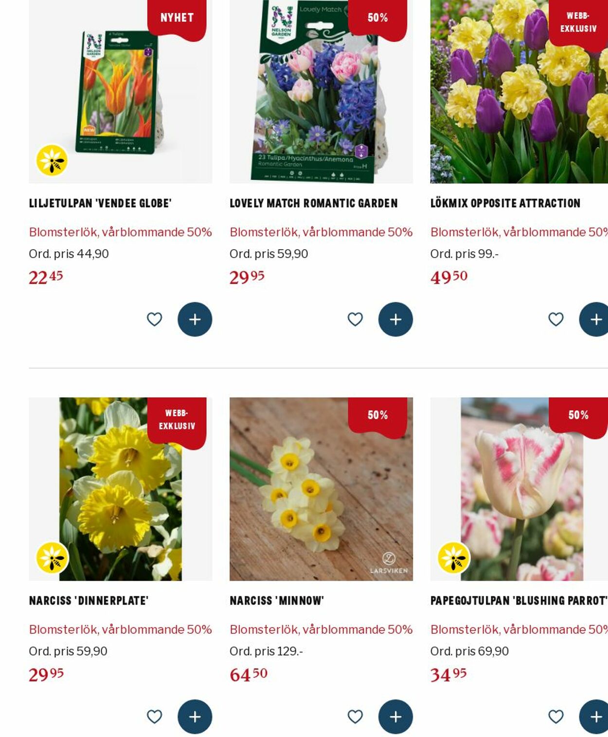 Erbjudanden Blomsterlandet 24.11.2025 - 03.12.2025