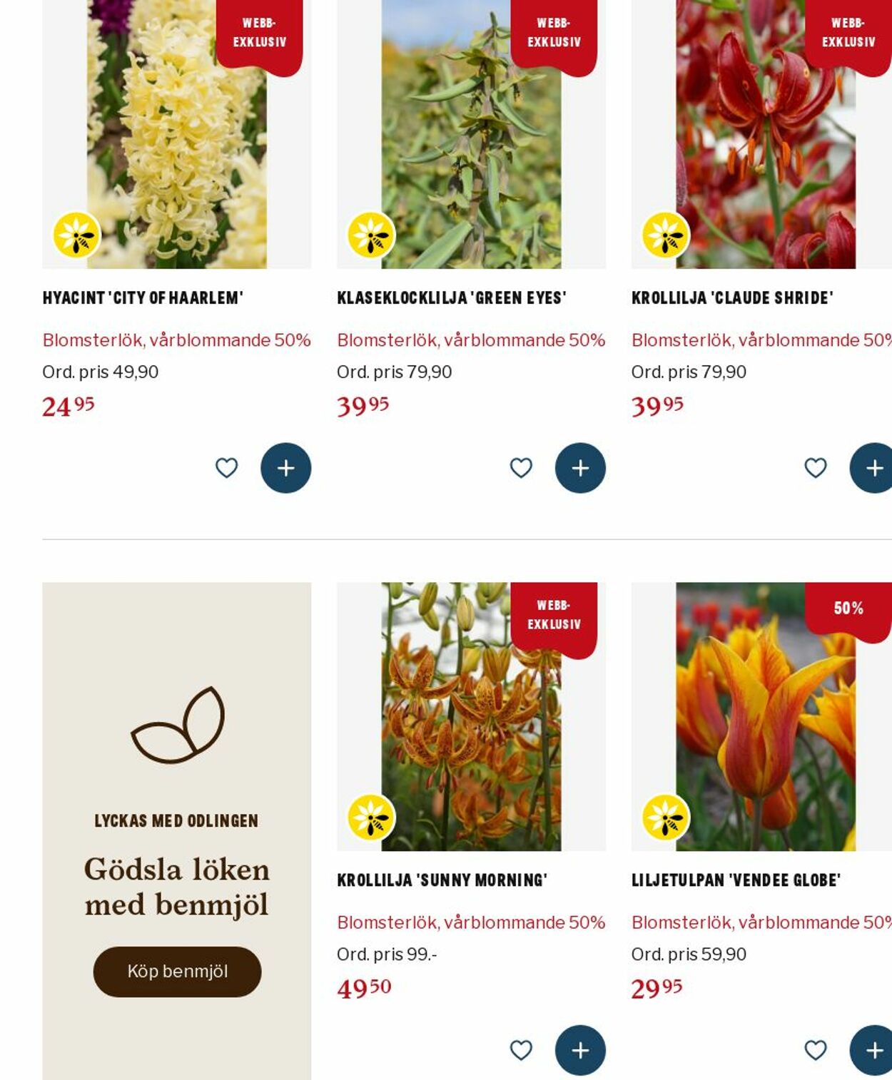 Erbjudanden Blomsterlandet 24.11.2025 - 03.12.2025
