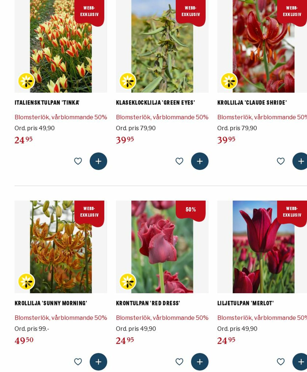 Erbjudanden Blomsterlandet 27.10.2025 - 05.11.2025