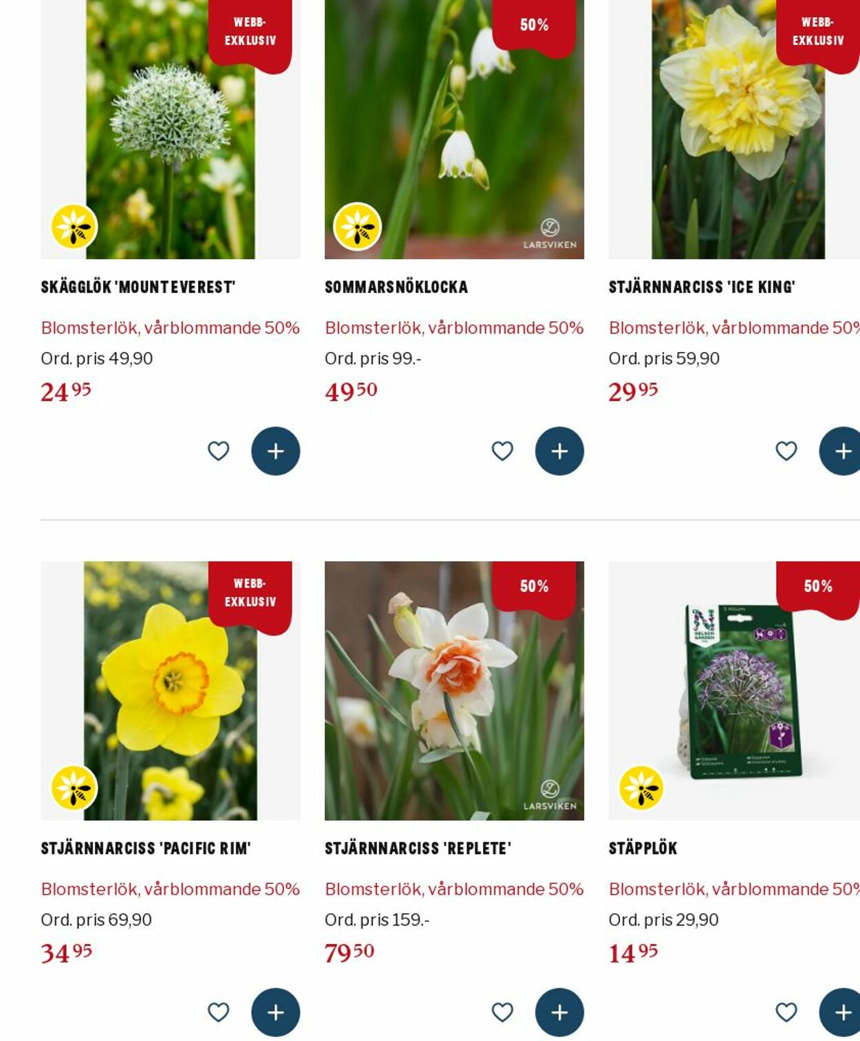 Erbjudanden Blomsterlandet 27.10.2025 - 05.11.2025
