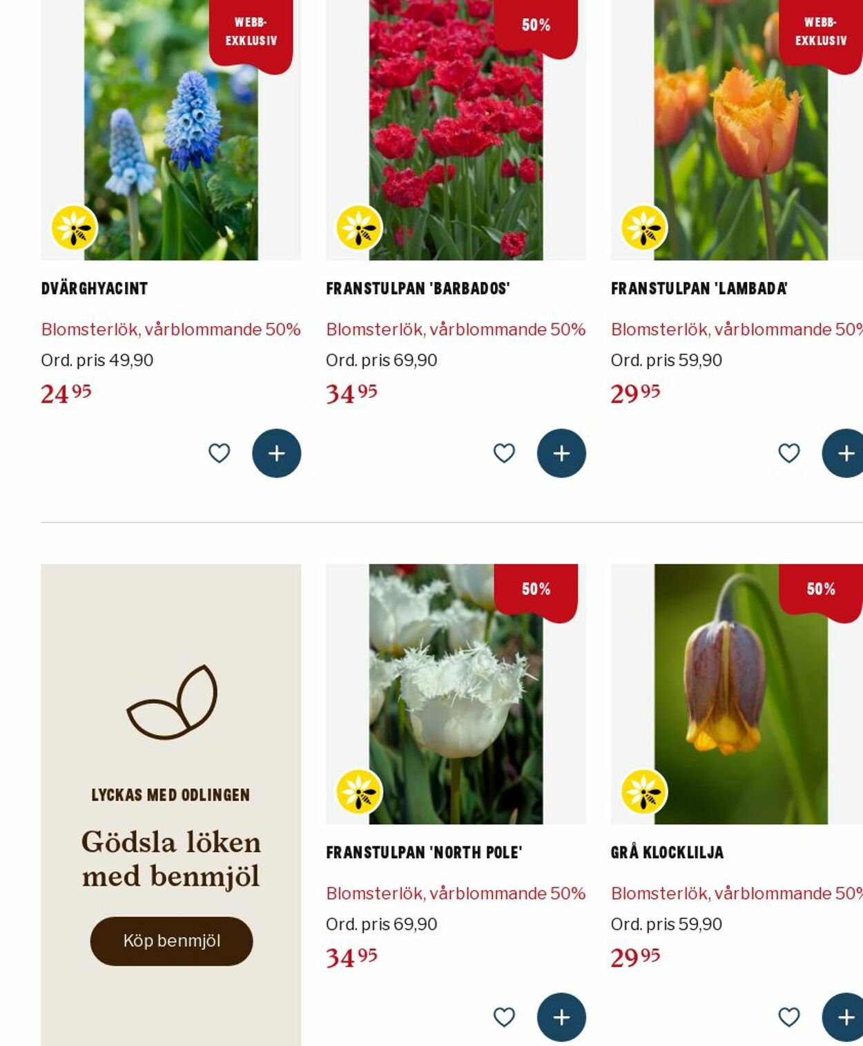 Erbjudanden Blomsterlandet 27.10.2025 - 05.11.2025
