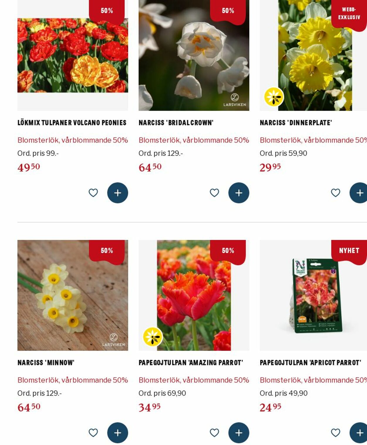 Erbjudanden Blomsterlandet 27.10.2025 - 05.11.2025