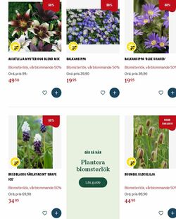 Erbjudanden Blomsterlandet 05.01.2026 - 14.01.2026