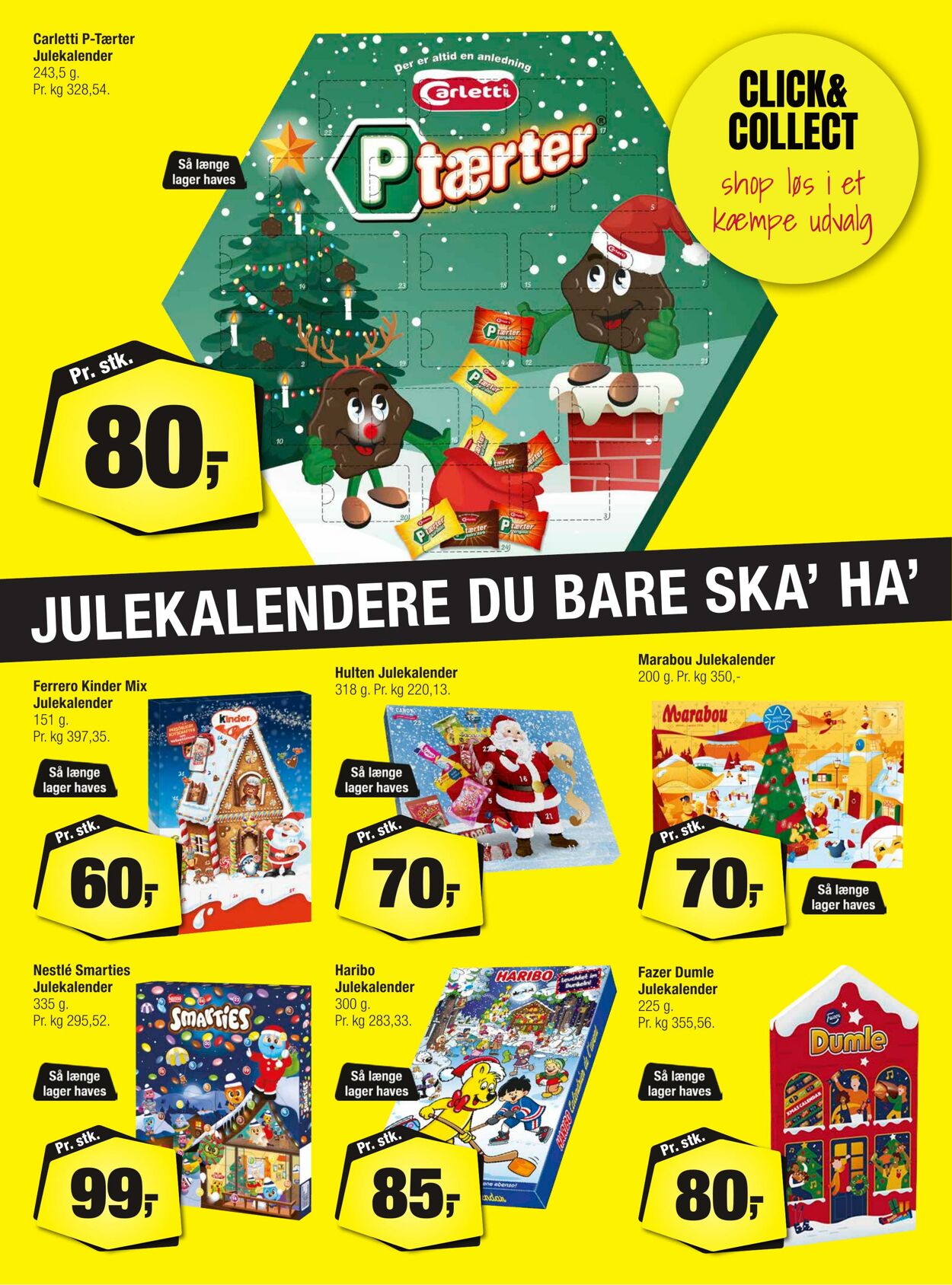 Erbjudanden Calle 05.11.2025 - 25.11.2025