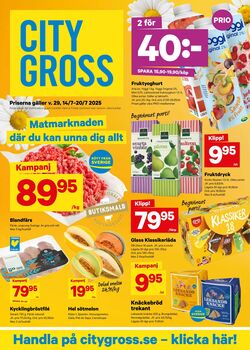 Erbjudanden City Gross 21.07.2025 - 27.07.2025