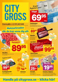 Erbjudanden City Gross 17.11.2025 - 23.11.2025