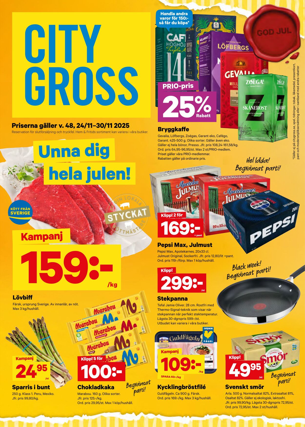 Erbjudanden City Gross 24.11.2025 - 30.11.2025