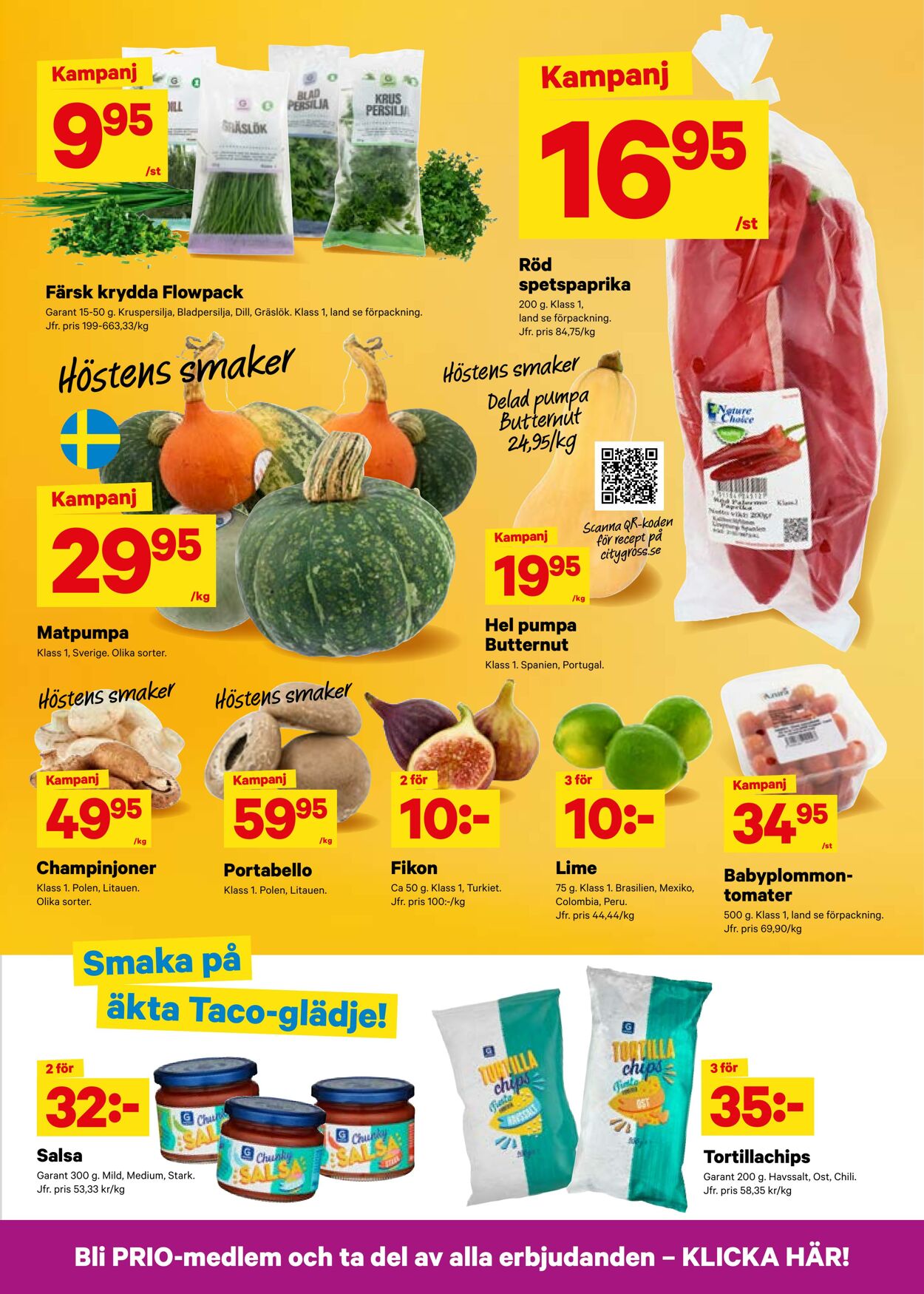 Erbjudanden City Gross 13.10.2025 - 19.10.2025