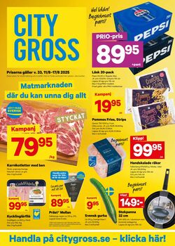 Erbjudanden City Gross 11.08.2025 - 17.08.2025