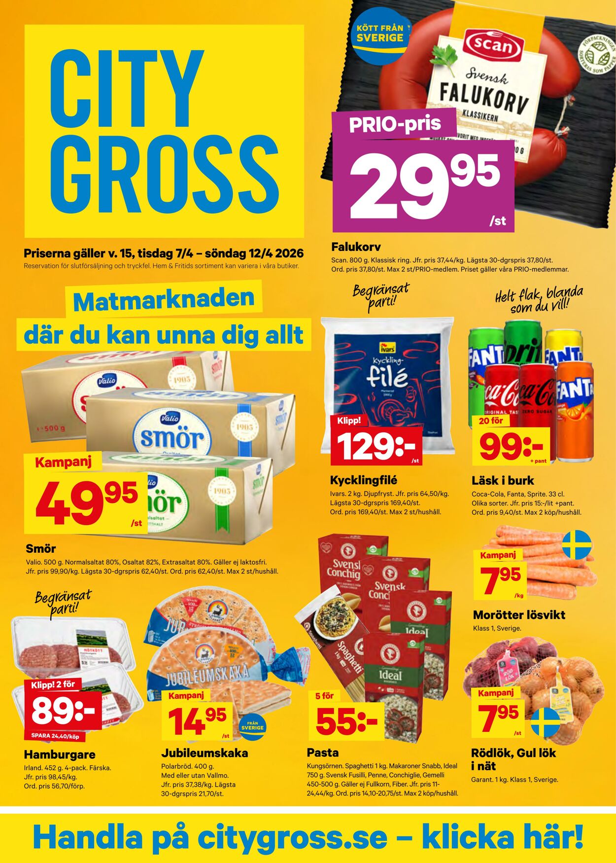 Erbjudanden City Gross 13.04.2026 - 19.04.2026