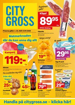 Erbjudanden City Gross 06.10.2025 - 12.10.2025