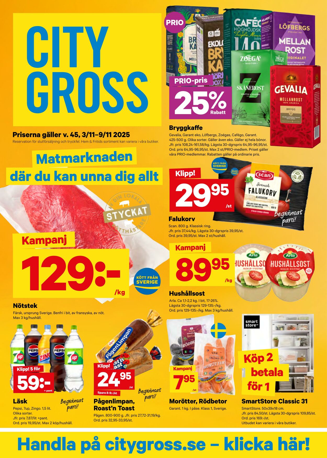 Erbjudanden City Gross 03.11.2025 - 09.11.2025