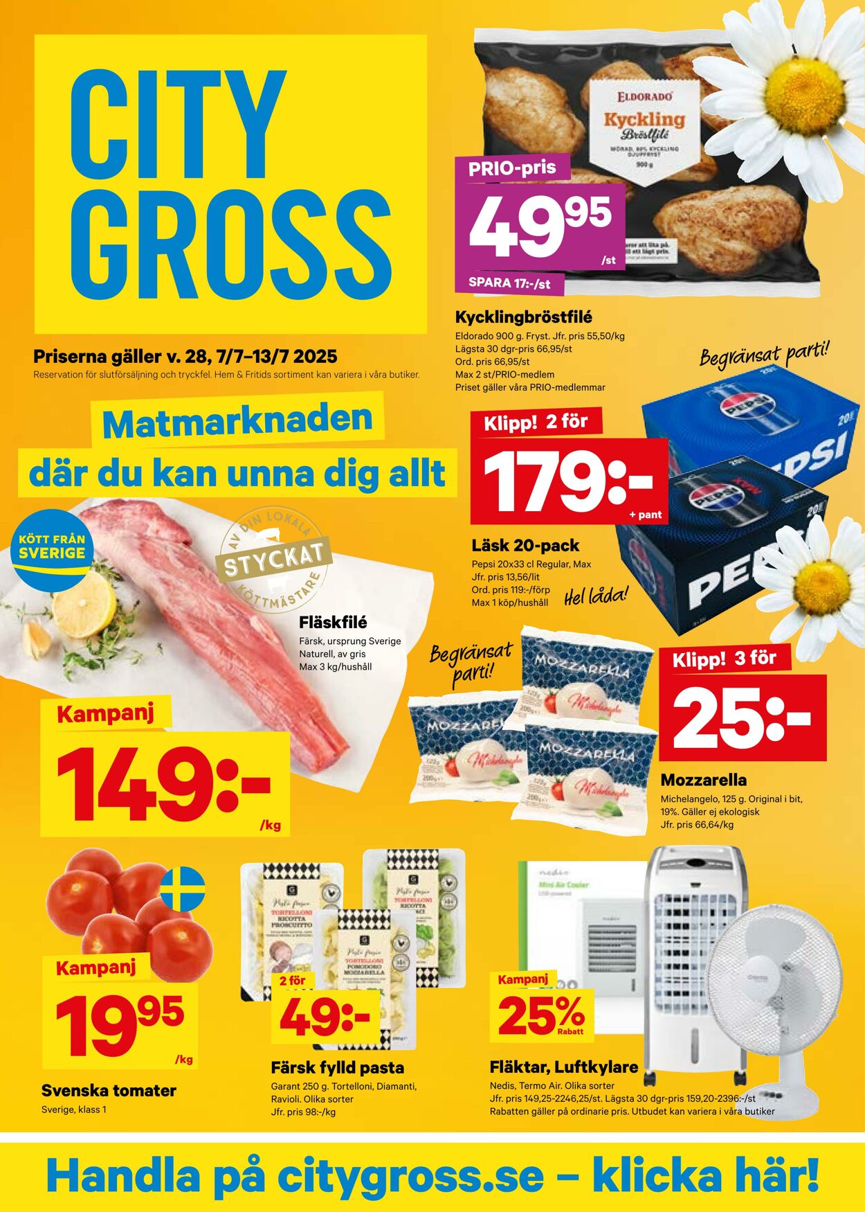 Erbjudanden City Gross 14.07.2025 - 20.07.2025