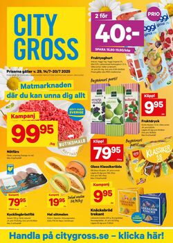 Erbjudanden City Gross 21.07.2025 - 27.07.2025