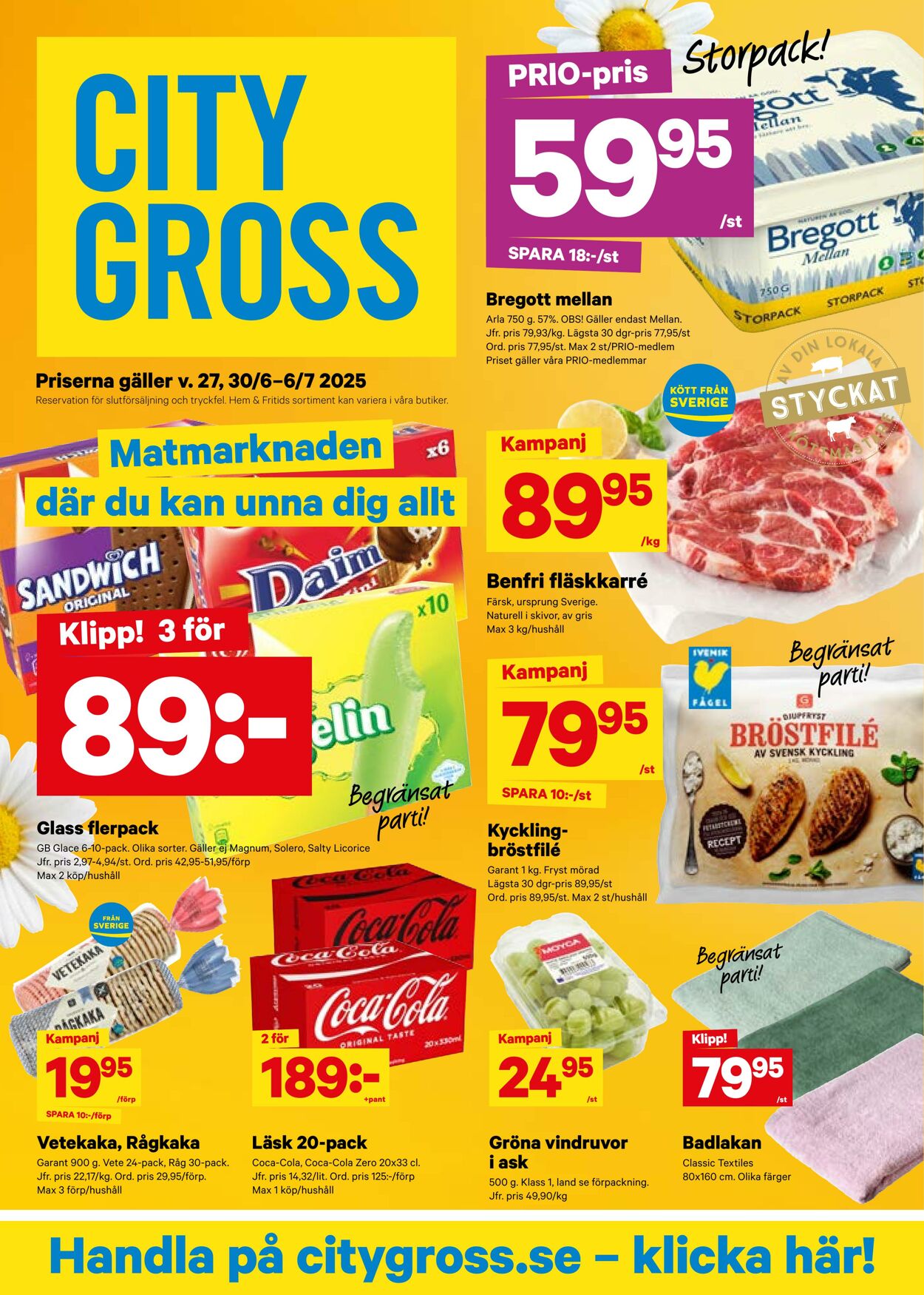 Erbjudanden City Gross 07.07.2025 - 13.07.2025