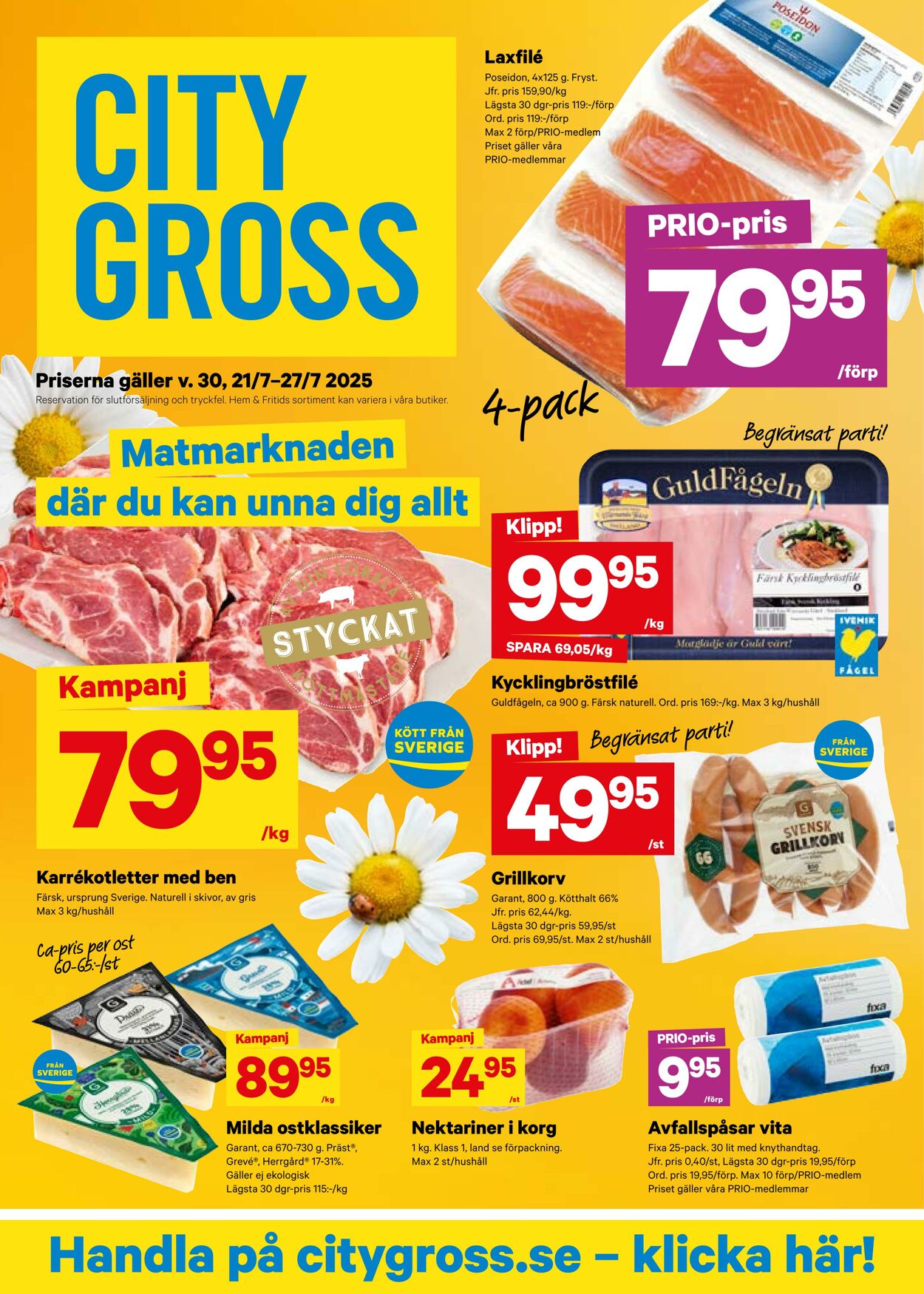 Erbjudanden City Gross 28.07.2025 - 03.08.2025