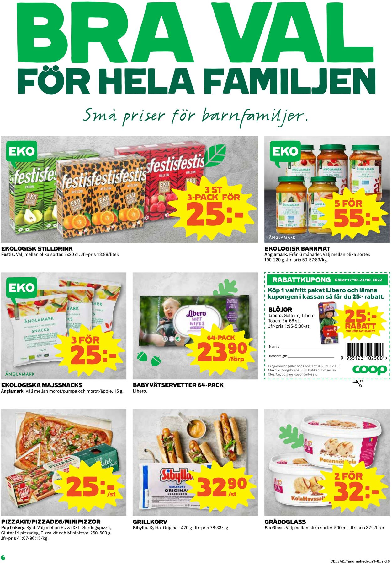 Erbjudanden Coop 17.10.2022 - 23.10.2022