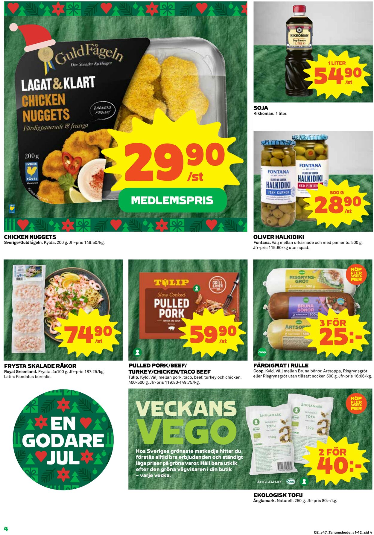 Erbjudanden Coop 21.11.2022 - 27.11.2022