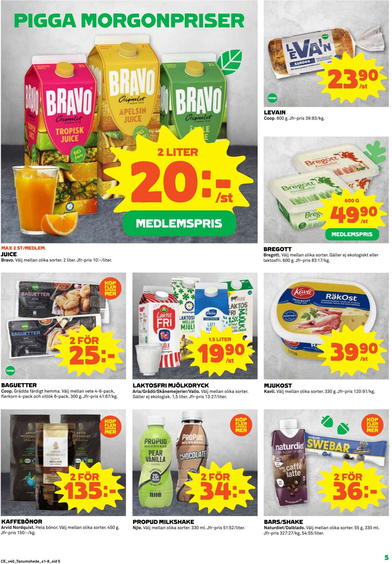 Erbjudanden Coop 03.10.2022 - 09.10.2022