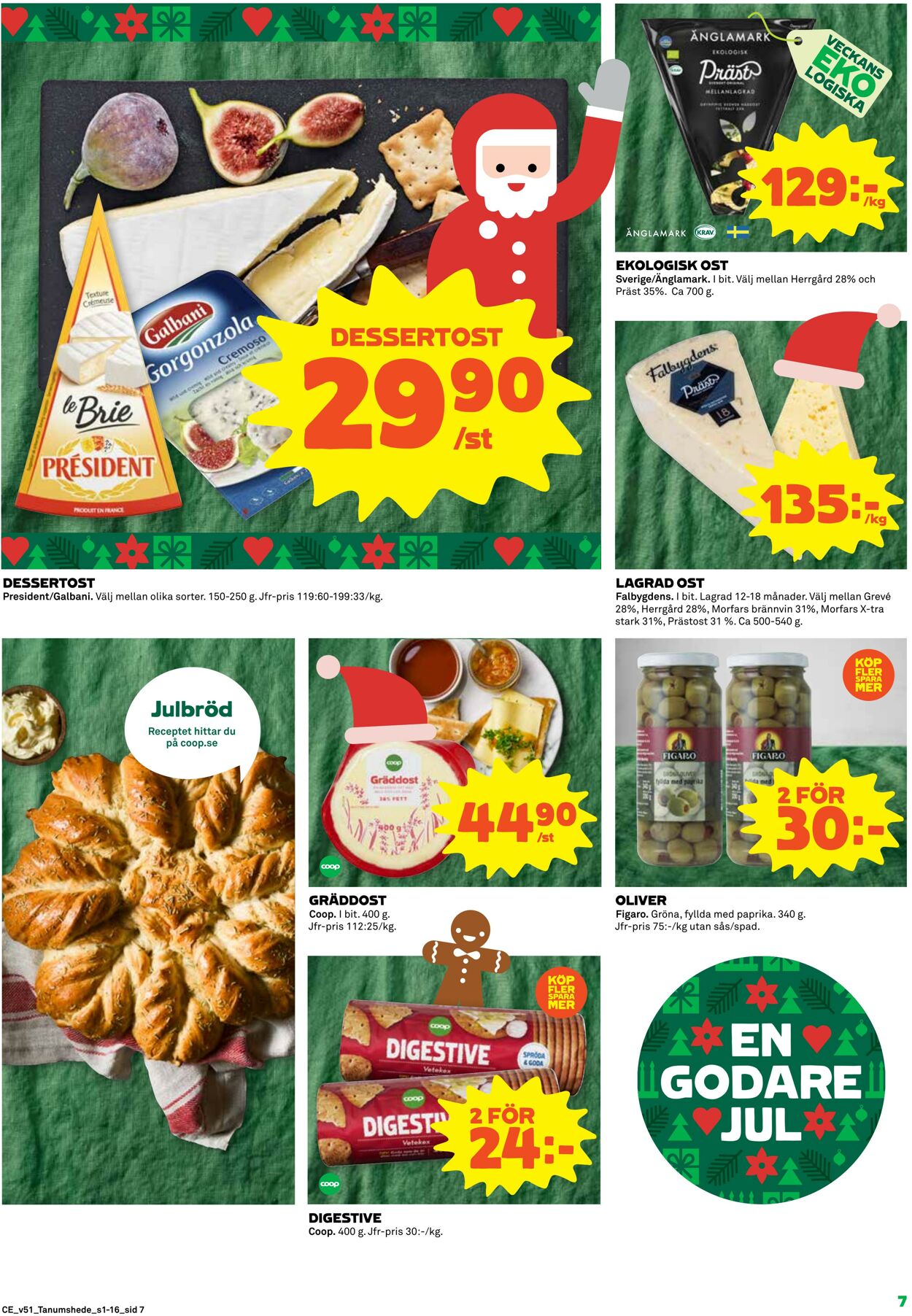 Erbjudanden Coop 19.12.2022 - 25.12.2022