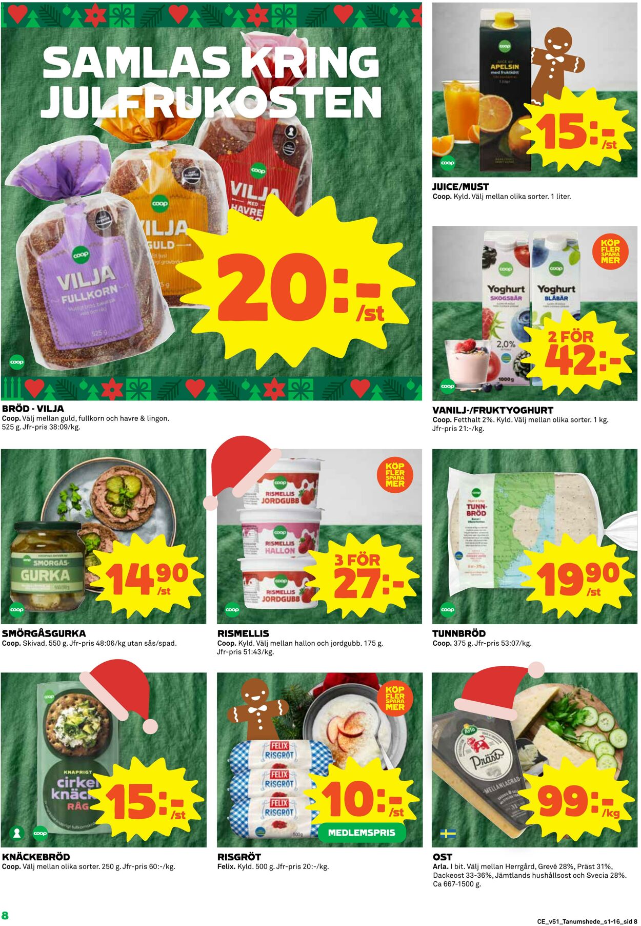 Erbjudanden Coop 19.12.2022 - 25.12.2022