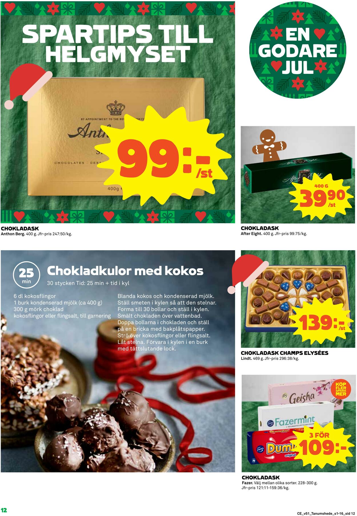 Erbjudanden Coop 19.12.2022 - 25.12.2022