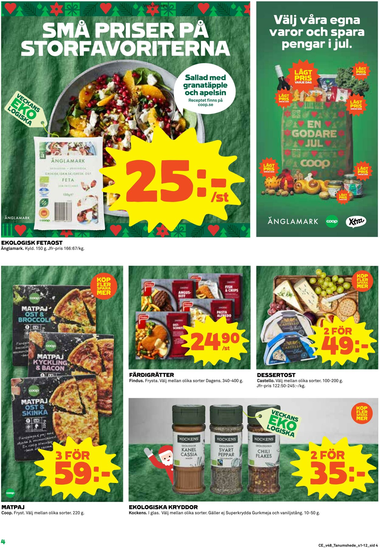 Erbjudanden Coop 28.11.2022 - 04.12.2022