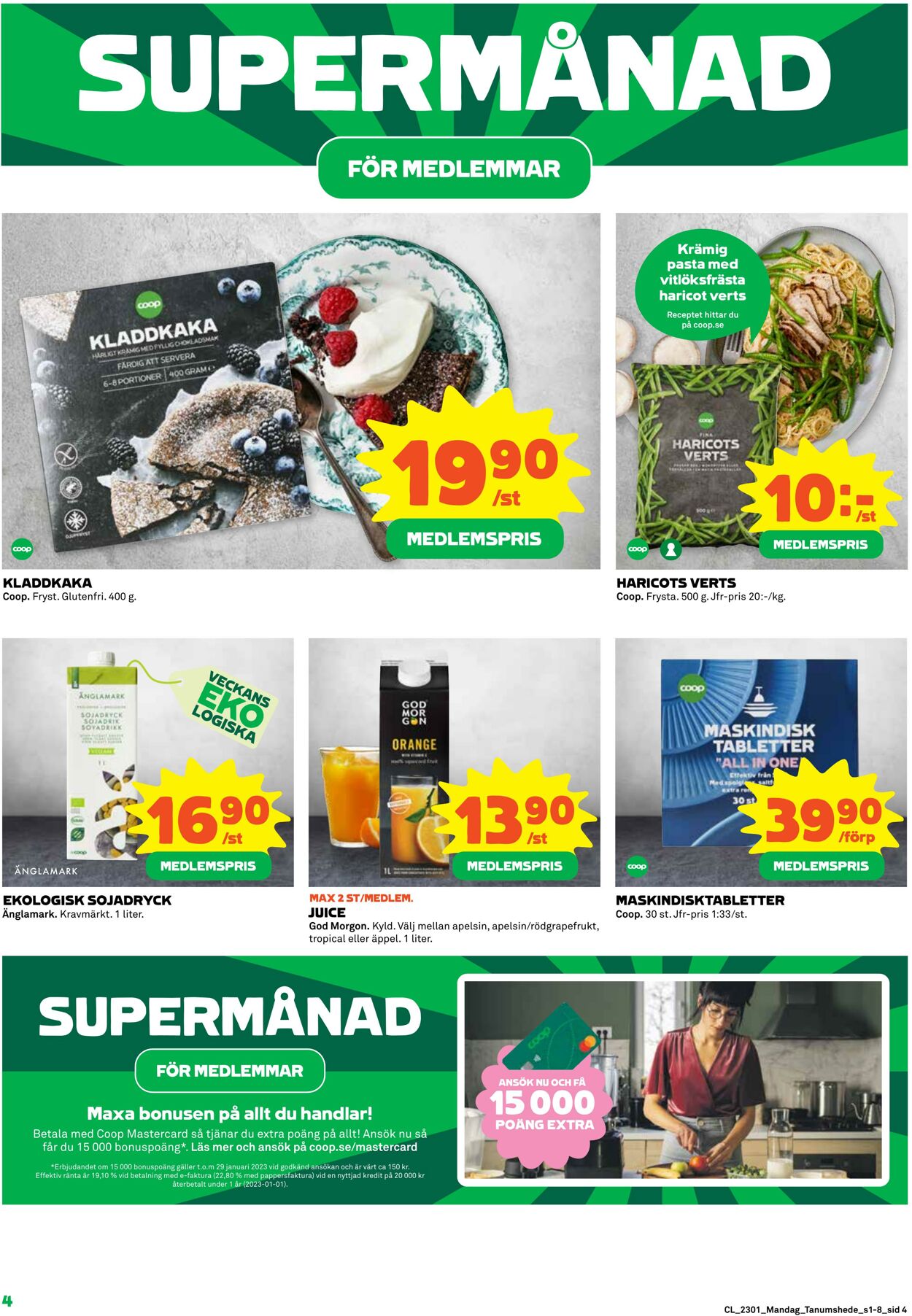 Erbjudanden Coop 02.01.2023 - 08.01.2023