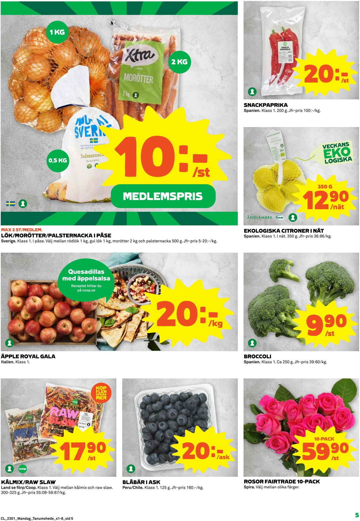 Erbjudanden Coop 02.01.2023 - 08.01.2023