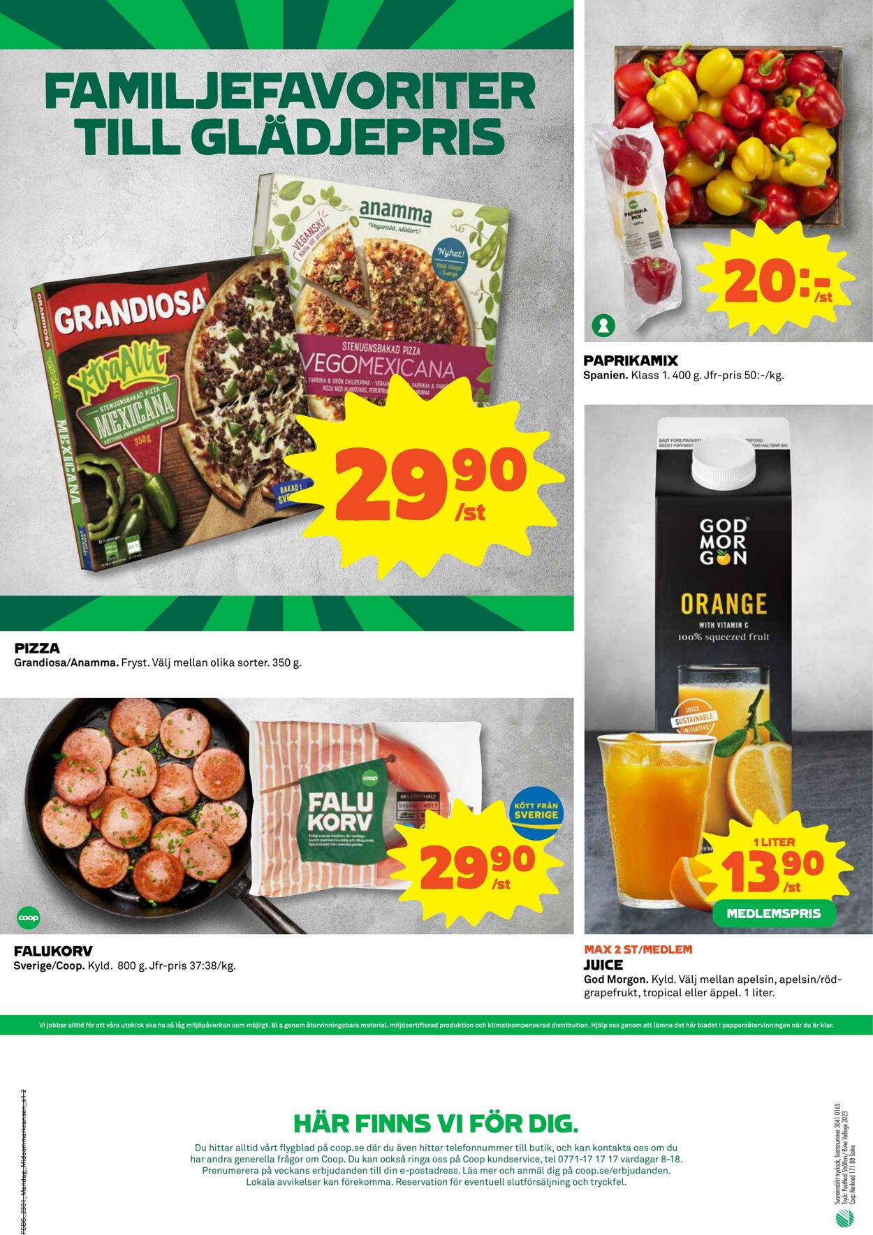 Erbjudanden Coop 02.01.2023 - 08.01.2023